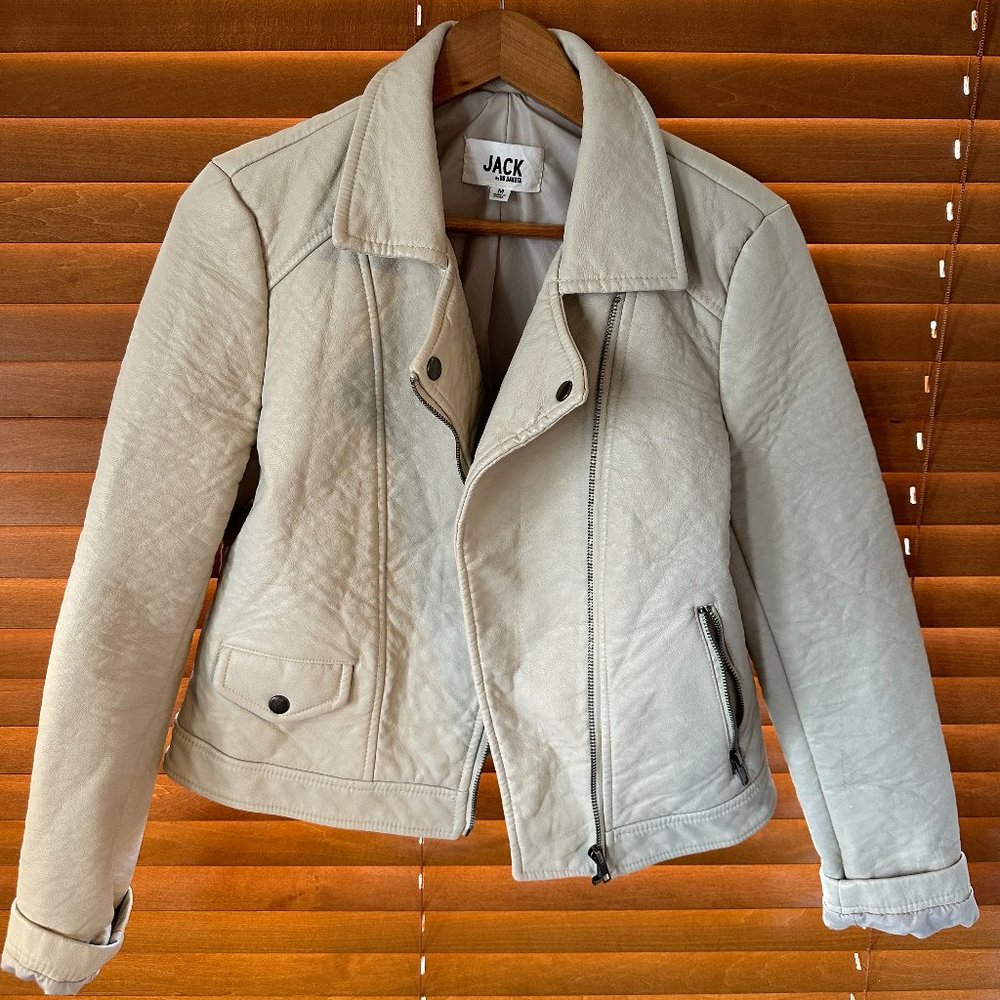 Jack by BB Dakota Faux/Vegan Leather Moto Jacket - M